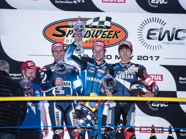 Bridgestone auf dem Podium in Oschersleben