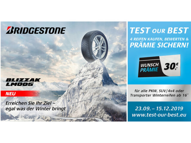 BRIDGESTONE PREMIUM-WINTERREIFEN TESTEN