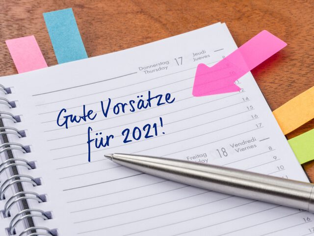 Gute Vorsätze für 2021